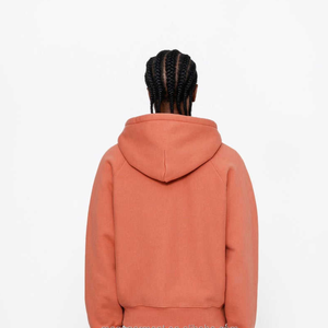 Sudadera con capucha de forro polar grueso, sudadera con capucha de invierno con mangas raglán, chaqueta cálida con cremallera para uso casual y al aire libre - Product Image 2