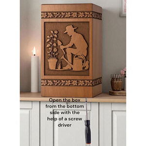 Custom Engraved Wooden Resin Urn Box: Pet/Human <b>Memorial</b> <b>Keepsake</b> urn <b>Memorial</b> <b>Keepsake</b> by AYAANS - Product Image 5