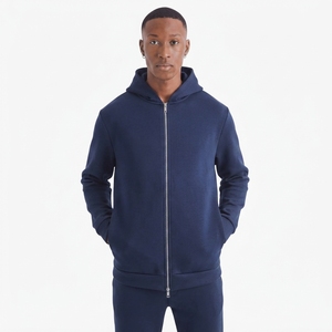 Ensemble de survêtement pour homme avec veste à capuche zippée, sweat-shirt décontracté à manches longues, vêtements de sport assortis, vente en gros personnalisée OEM - Product Image 6