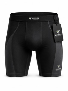 Breathable Compression Shorts Wicking Gym Workout Sportswear Mens Compression Shorts Performance Base <b>Layer</b> Stretch Fabric - Product Image 1