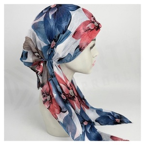 Pañuelo de Gasa Floral para Mujer, Elegante y Multifuncional, para Todas las Temporadas, Uso Diario - Product Image 3