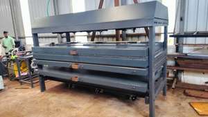 Presse industrielle automatique écologique pour feuilles de plastique, 440V, moteur 32kW, pompe, combinaison chaud/froid haute performance - Product Image 3