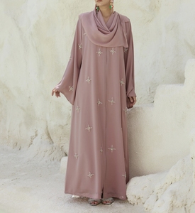 New2026 Dubai Beautiful Black Traditional Islamic Clothing for Women Saudi Arabia Abaya Dubai Abaya Muslim Clothing Gulf Cloths - Product Image 6