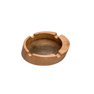 Cendrier rond moderne en bois avec insert métallique, logo personnalisé, vente en gros, cendrier en bois massif pour hôtel, bar, accessoires de bureau - Product Image 1