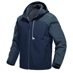 Chaqueta Softshell Impermeable y Cortavientos de Primera Calidad, con Revestimiento, Formal, para Primavera, Cómoda, de Lona, Unisex, en Oferta - Product Image 2