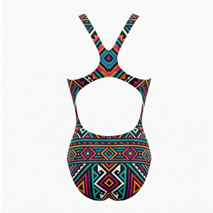 Traje de Baño Personalizado Sublimado de Cuerpo Entero, Sexy, Ecológico, Ligero, sin Mangas, con Protección UV para Mujer, Directo de Fábrica - Product Image 2