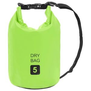 Borsa asciutta verde 1.3 gallone in PVC borse e sacchetti impermeabili impermeabili - Product Image 1