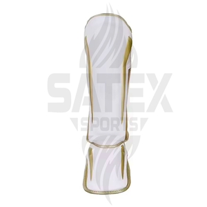 Espinilleras de Boxeo Profesionales de Cuero, Cómodas y de Alta Calidad para Entrenamiento de Kickboxing, con Logotipo Personalizado, Talla y Color - Product Image 3