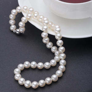 Collar de Perlas de Agua Dulce de 8-9 mm, Luz Intensa, Casi Impecable - Fuente de Venta al por Mayor de Perlas de Zhuji - Product Image 3