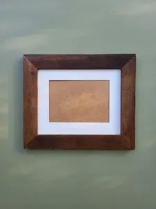 Handcrafted <b>wooden</b> <b>photo</b> <b>frame</b> with vintage design unique texture for wall decor in rustic farmhouse aesthetics - Product Image 6