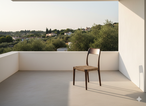 เก้าอี้รับประทานอาหารกลางแจ้งร้านอาหาร Traki ทำจากไม้สักแท้สไตล์ร่วมสมัย ผลิตด้วยมือ เป็นมิตรกับสิ่งแวดล้อม เฟอร์นิเจอร์หรูหรา คุณภาพส่งออก - Product Image 5