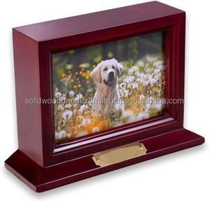 Pet <b>Photo</b> <b>Frame</b> Wooden Urns Handmade Cremation Keepsake Urns Made Of High Quality - Product Image 6
