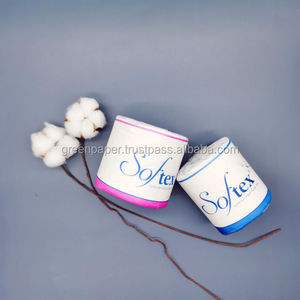 Custom Logo Printing Eco-friendly Virgin Soft White Comfortable Bathroom Toilet <b>Tissue</b> <b>Paper</b> Embossing Available Customizable - Product Image 4
