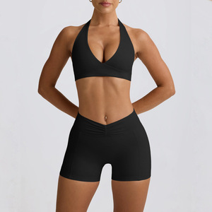 Nouvel ensemble de shorts taille haute push-up pour femme, idéal pour le sport, le yoga et les activités de plein air - Product Image 2