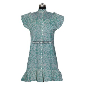Top de Manga Corta para Mujer, Tallas Grandes Disponibles, Ropa Orgánica, Diseño Minimalista, Top con Estampado de Bloques a la Moda - Product Image 2