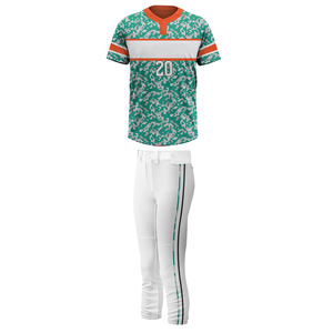 Uniforme de Béisbol Personalizado para Hombre, Transpirable, Antibacterial, de Secado Rápido y Alta Calidad, para Softbol - Product Image 1