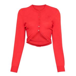 เสื้อคาร์ดิแกนแบบถักสำหรับผู้หญิงเสื้อคาร์ดิแกนมีสายถักสำหรับผู้หญิงใส่สบาย - Product Image 4