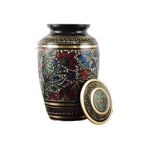 Urne funéraire cylindrique moderne en aluminium pour crémation humaine, impression personnalisée, capacité 3-4L, glaçure artisanale sur mesure, souvenir funéraire - Product Image 4