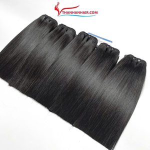 Extensiones de Cabello Humano Liso Natural Color Negro 100% Cabello Humano Vietnamita Listo para Enviar Proveedor Destacado - Product Image 6