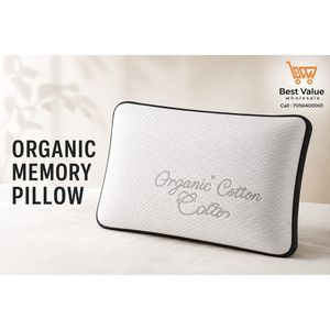 Oreiller de soutien cervical orthopédique moderne en mousse à mémoire de forme TPE, taille standard, certifié OEKO-TEX, coussin doux - Product Image 3