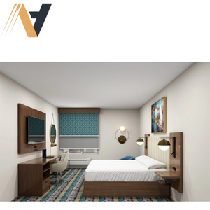 Meubles d'hôtel paisibles, marque d'hôtel La Quinta - Aspect élégant, MDF-HPL-placage pour ensembles de chambre à coucher, provenant d'une usine au Vietnam - Product Image 4