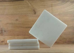 Coastal Style Luxury Eco-Friendly Round Marble <b>Coasters</b> Natural Stone <b>Table</b> Decor - Product Image 6