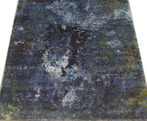 Alfombra de Área Reversible Antideslizante de Lana y Seda Abstracta de Alta Calidad, Hecha a Mano, Apta para Mascotas, Precio Directo de Fábrica, la Más Vendida para Sala de Estar - Product Image 1