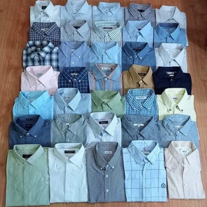 Camisa de Vestir Formal para Hombre, Antiarrugas, Popelina, Primavera, Talla 5XL, Lote de Marca, Excedente de Envío de Bangladesh - Product Image 1