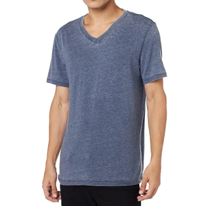 T-shirts pour hommes en coton 100% pur, col en V, impression de haute qualité, entièrement personnalisables, t-shirts à col en V - Product Image 4
