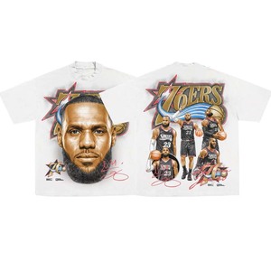 Camiseta de Algodón Grueso Premium para Hombre con Corte Holgado y Hombros Caídos para Marcas de Ropa Urbana Personalizada - Product Image 1
