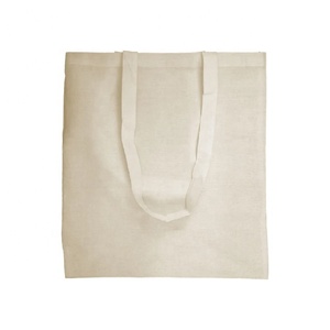 Sac en toile de coton pur taille et Logo personnalisés coton réutilisable approuvé par GOTS hommes et femmes shopping sacs fabriqués à la main pour l'épicerie - Product Image 2
