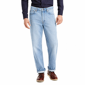 Jeans en denim taille basse baggy pour femme, style Y2K, pantalon cargo à jambe large délavé, streetwear, coupe ample, jeans délavés personnalisés, fournisseur en gros - Product Image 1