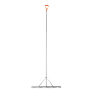 Rastrello per Paesaggistica in Alluminio Rinforzato da 36 Pollici con Manico da 102 Pollici, Grande Rastrello per Foglie per Giardinaggio e Livellamento Asfalto, in Plastica - Product Image 4