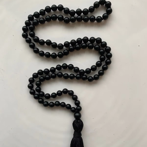 Tasbih de Cuerno Natural Hecho a Mano, Cuentas de Oración Musulmanas, Misbaha - Product Image 1