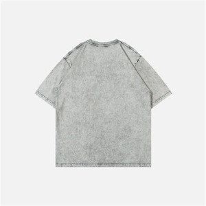 Camisetas de Alta Calidad para Hombre, Estilo Urbano, Corte Holgado, Algodón Grueso, Manga Corta, Tallas Grandes, Transpirables - Product Image 5
