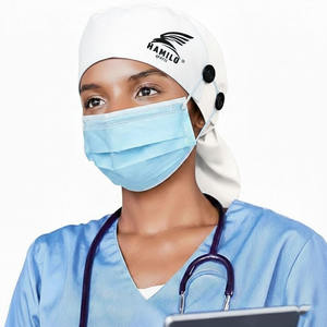 Meilleur design, logo OEM, bonnets d'infirmière élastiques et ajustables pour hommes et femmes, médecins, dentistes, chirurgiens, avec impression, chapeau d'infirmière dentaire - Product Image 2