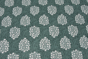 Sábana Plana de Algodón Estampada de Jaipur, Tamaño Completo, Transpirable para Todas las Estaciones, Diseño Clásico con Motivos Vegetales, para Uso Doméstico - Product Image 3