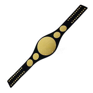 Ceintures de championnat en cuir légères, écologiques, design épuré, sangle réglable pour les récompenses sportives d'arts martiaux - Product Image 6