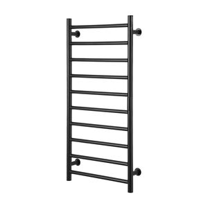 Scaldasalviette da Parete a 10 Barre, Impermeabile IPX5, con Display LED e Timer, Finitura Spazzolata per Bagno - Product Image 4