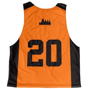 Logo personnalisé réversible Sublimation impression Lacrosse Pinnies Jersey avec un design personnalisé pour la ligue de crosse et les équipes - Product Image 3