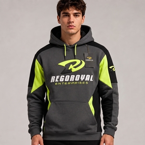 Sudadera con Capucha para Hombre, Cálida y Cómoda, con Estampado, Tejido Suave, Estilo Urbano Clásico, Bolsillo Frontal, Calidad Duradera - Product Image 1