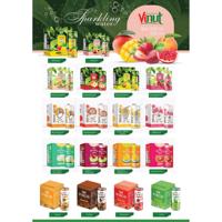 Bebida de Aloe Vera y Yuzu de 330 ml, NFC, con Gas, Fabricante de Bebidas al por Mayor, Marca Privada OEM ODM