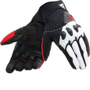 Unisex Leather Alpha Racing Gloves Breathable Windproof Touchscreen Full <b>Finger</b> Non-Slip Adjustable Wrist <b>Strap</b> Polyurethane - Product Image 2