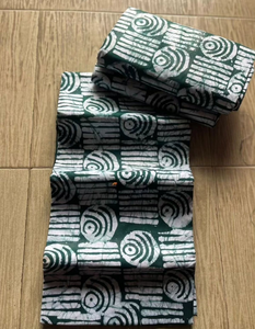 Tissu en coton et viscose Ankara imprimé wax africain Gaborone de qualité supérieure, texture mémoire, pour la mode féminine - Product Image 5