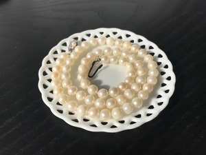 Perlas de Ostra Akoya Japonesas, Color Marfil Natural, Perlas Sueltas de Agua Salada, Grado AAAA, 6-8 mm, Collar de Perlas Brillantes para Bodas y Fiestas - Product Image 1