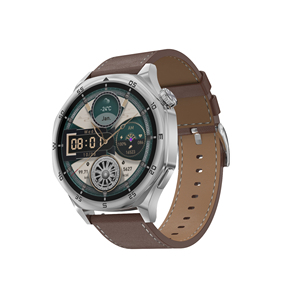 <span class=keywords><strong>Montre</strong></span> <span class=keywords><strong>connectée</strong></span> pour <span class=keywords><strong>homme</strong></span> DT5, affichage du menu 3D, mémoire 4 Go, batterie 280 mAh, connexion TWS, enregistreur d'appels, commande vocale IA, suivi d'activité en silicone - Product Image 4