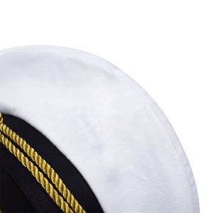 Casquette d'officier sur mesure en gros avec écusson – Casquette et chapeau d'officier avec patch de badge - Product Image 5