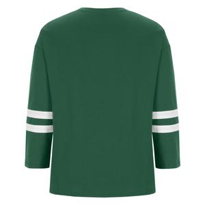 Blusa de poliéster antiarrugas de manga larga con cuello redondo, holgada, informal, de talla grande para mujer, de Bangladesh Apparel - Product Image 6