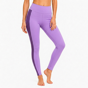 Full Length High Waist Leggings with Soft Stretch Material for Comfortable Everyday Wear Ideal For Yoga Workout - Product Image 3
