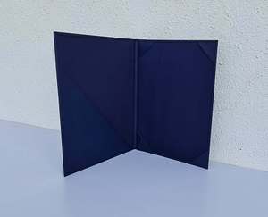 <b>A4</b> Size PU <b>Leather</b> Diploma Cover Non-Padded Certificate Holder for Graduation Certificate - Product Image 2